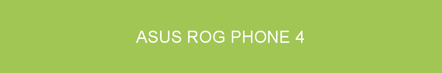 Asus ROG Phone 4